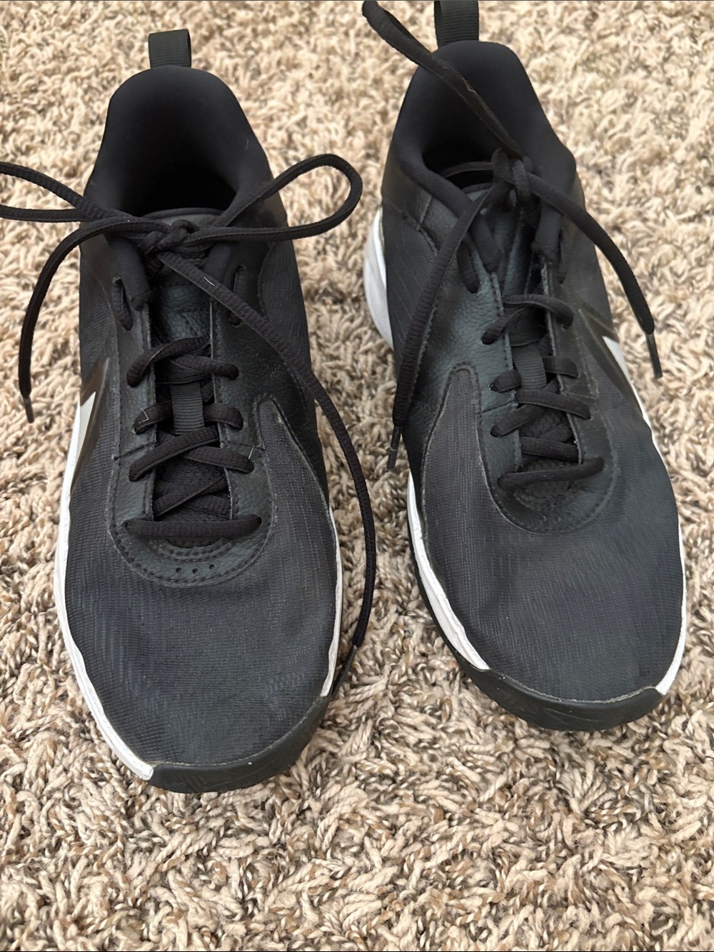 Nike Kids Black and White Casual Sneakers